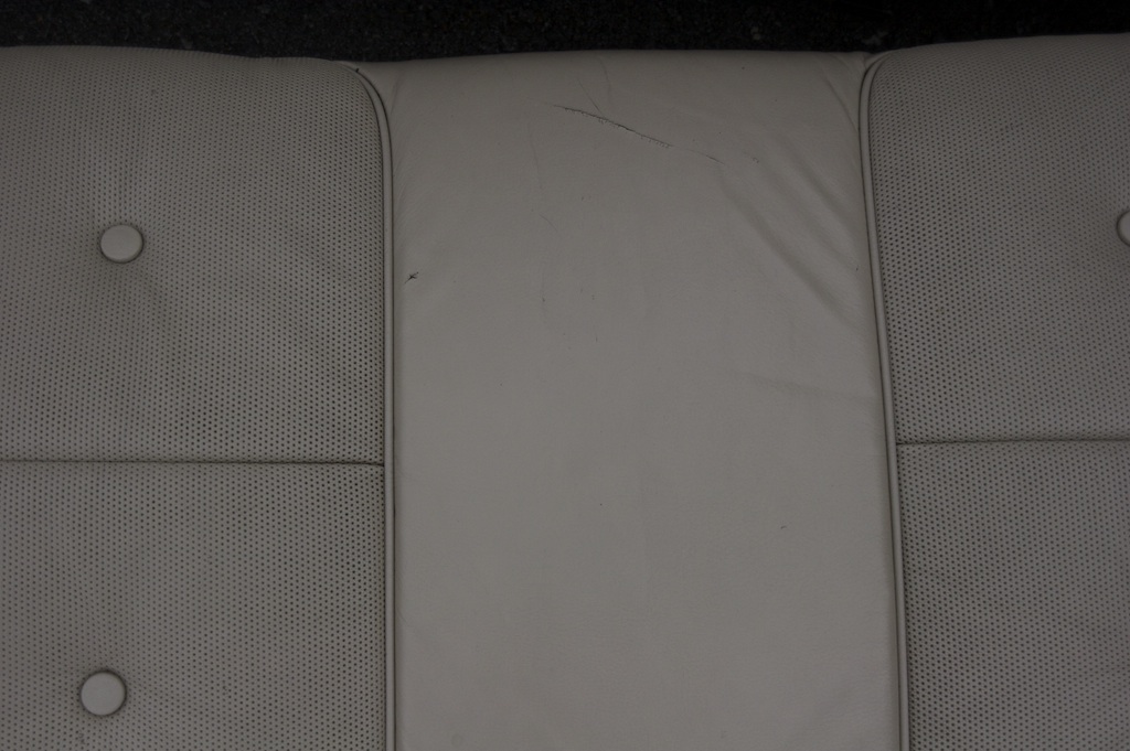 restoring the leather interior in 2009