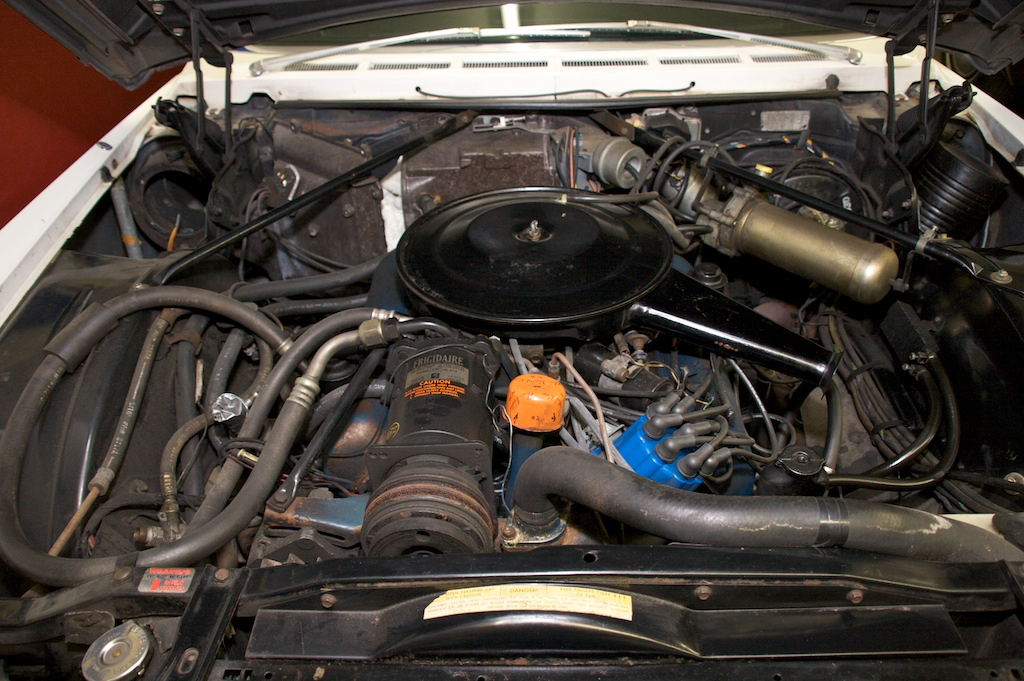 the engine bay - as it looked like when I got the car