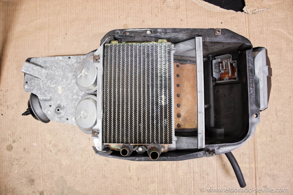 Repairing the leaky heater core