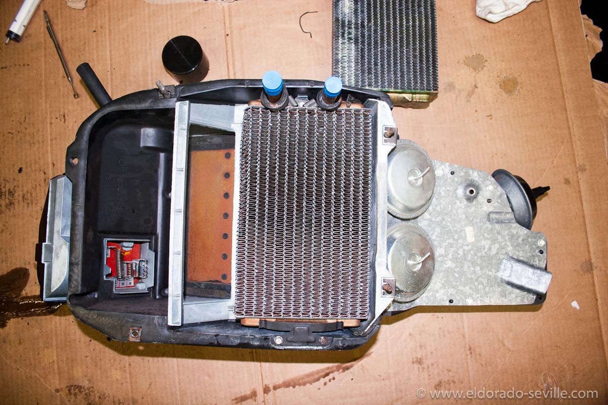 Repairing the leaky heater core