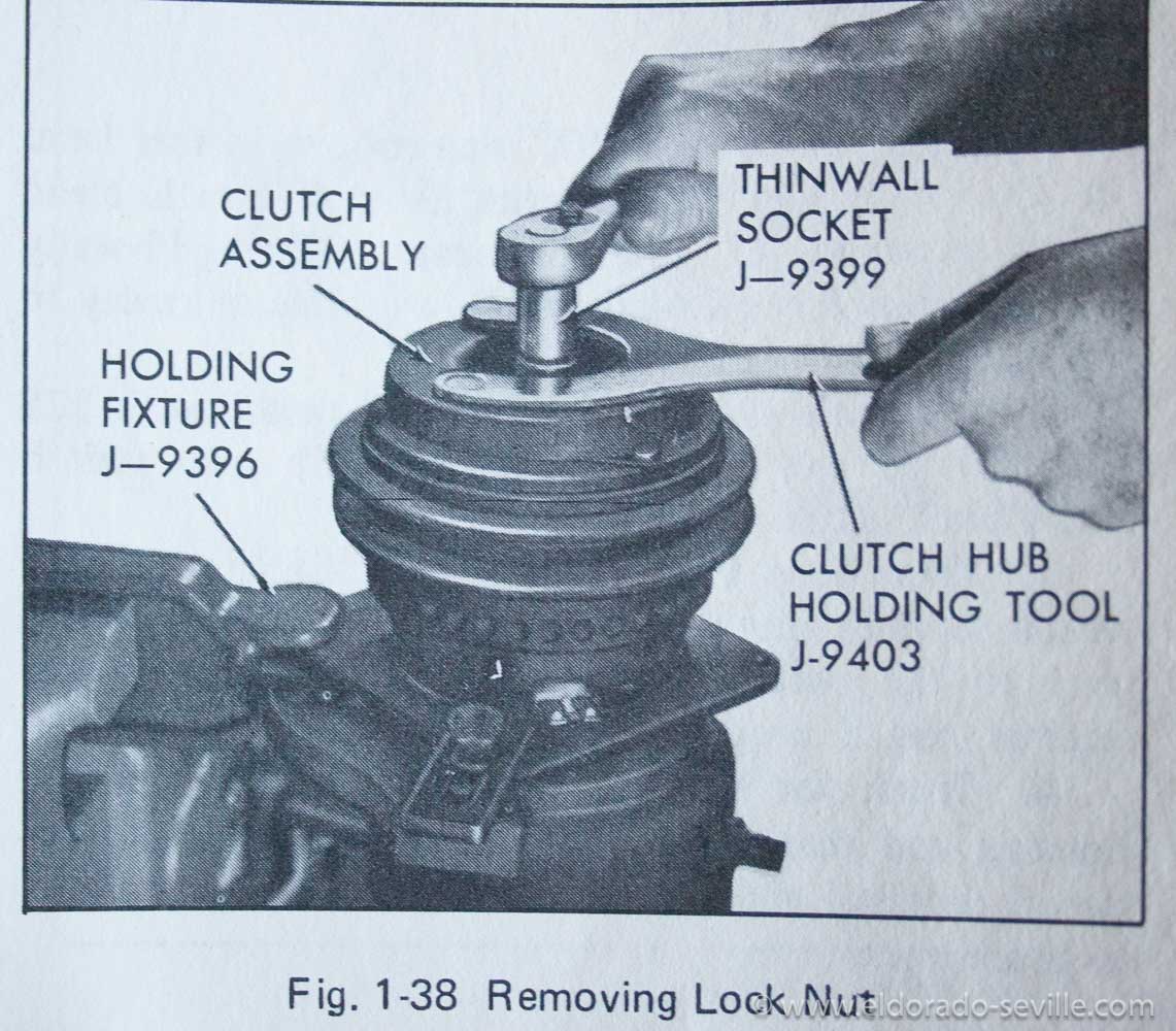 Repairing the A6 AC Compressor.