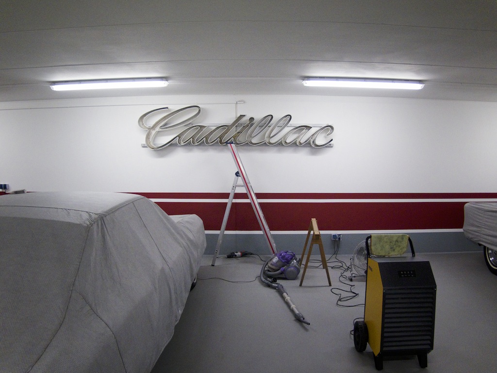 Cadillac dealer neon sign