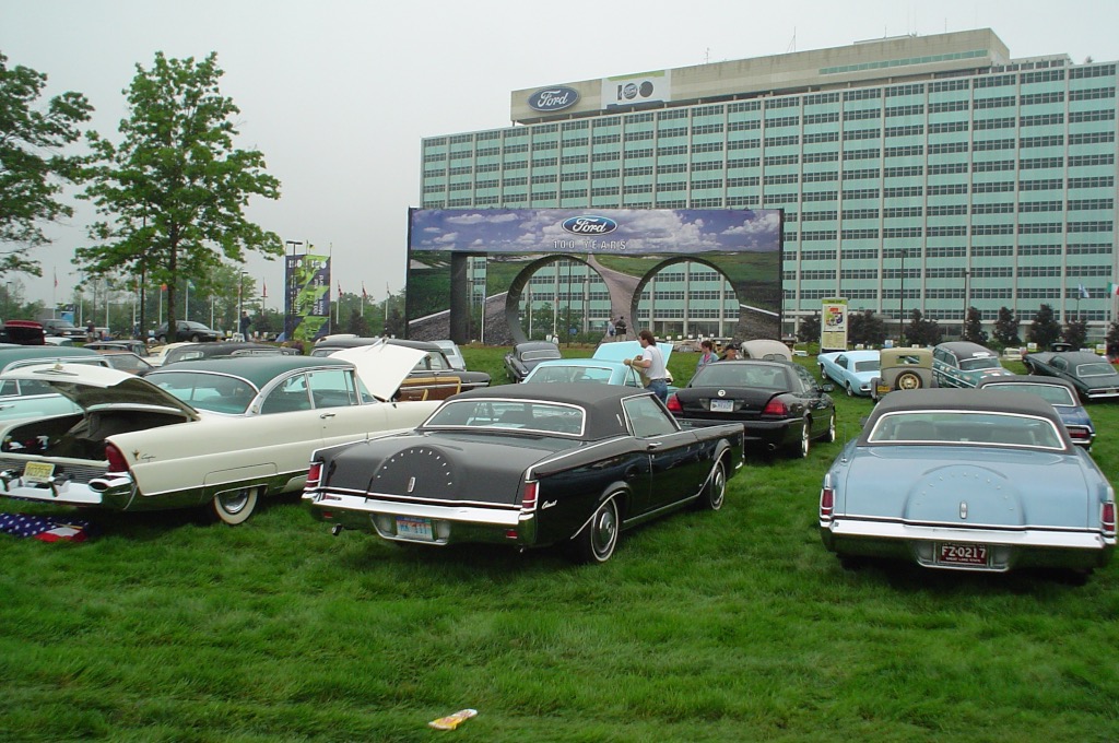 At the Ford headquarter back in 2003 for the 100th aniversary